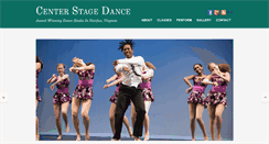 Desktop Screenshot of centerstage-dance.com